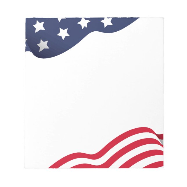 U.S. Flag Notepad Notizblock (Vorderseite)
