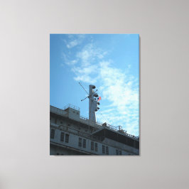 U.S.-Flagge auf den US-Staaten Leinwanddruck