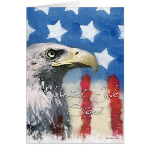 U.S. Flagge und Eagle vereinigtes Pariotic -