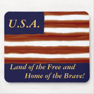 U.S. Flaggen-personalisierte Mausunterlage Mousepad