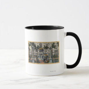 U.S. Grant-Hotel, Piazza-Park, Brunnen-Ansicht Tasse