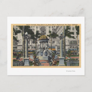 U.S. Grant Hotel, Plaza Park, Aussicht auf den Bru Postkarte