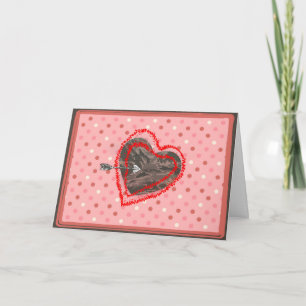U.S. Green Camo Valentinstag-Herzen Valentinstag Feiertagskarte