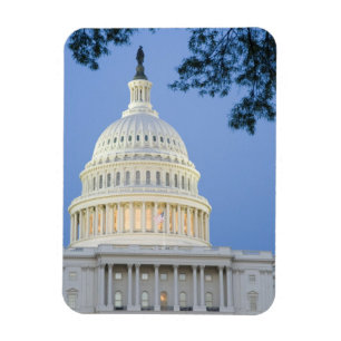 U.S. Hauptstadt an der Dämmerung, Washington DC Magnet