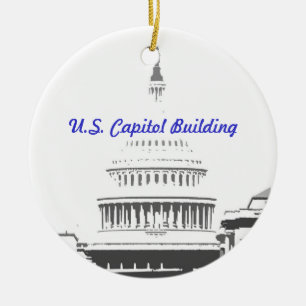 U.S. Hauptstadts-Haube, Washington DC Keramikornament
