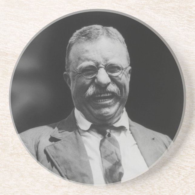 U.S. Lachen Präsidenten-Theodore Teddy Roosevelt Untersetzer (Vorne)