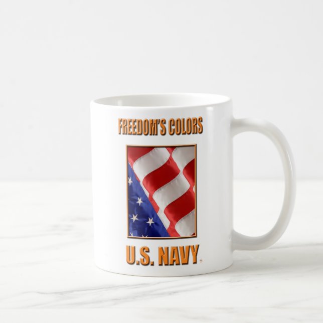 U.S. Marine-klassische weiße Tasse (Rechts)