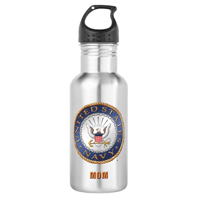U.S. Marine-Mama-Wasser-Flasche Edelstahlflasche (Vorderseite)