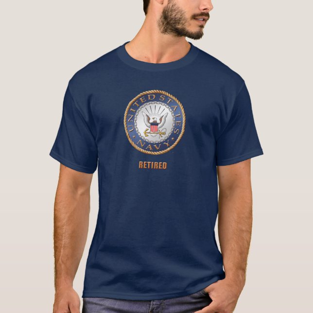 U.S. Marine pensionierter T - Shirt (Vorderseite)
