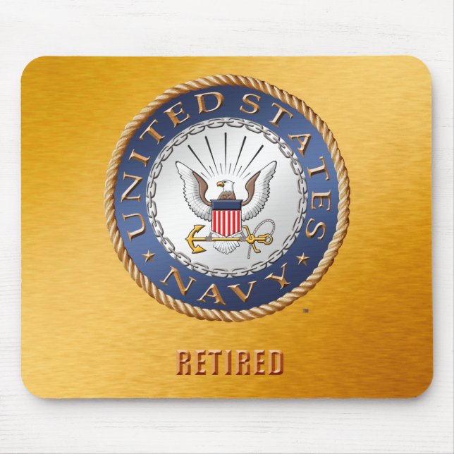 U.S. Marine pensioniertes Mousepad (Vorne)