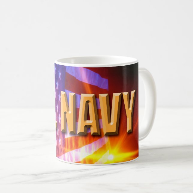 U.S. Marine-Tasse Kaffeetasse (VorderseiteRechts)