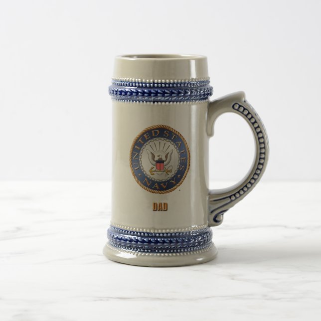 U.S. Marine-Vater Stein Bierglas (Rechts)
