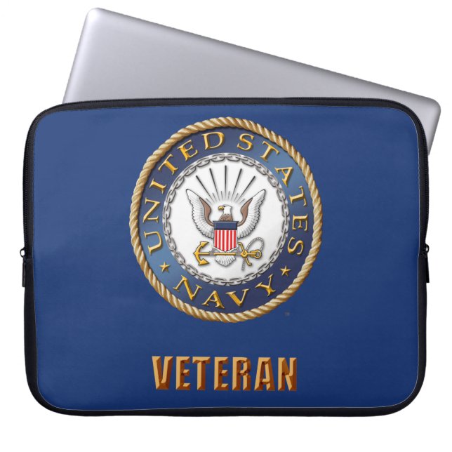 U.S. Marine-Veteranen-Elektronik-Tasche Laptopschutzhülle (Vorderseite)