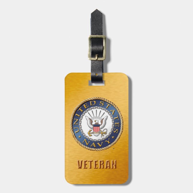U.S. Marine-Veteranen-Gepäckanhänger Gepäckanhänger (Vorderseite vertikal)