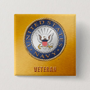 U.S. Marine-Veteranen-Knopf Button