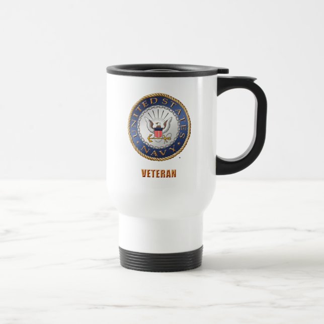U.S. Marine-Veteranen-Reise/Pendler-Tasse Reisebecher (Rechts)