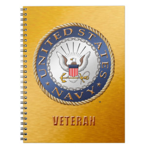 U.S. Marine-Veteranen-Spirale-Foto-Notizbuch Notizblock