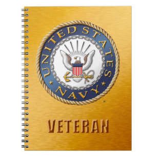 U.S. Marine-Veteranen-Spirale-Foto-Notizbuch Notizblock