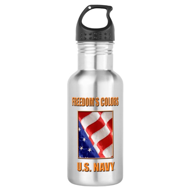 U.S. Marine-Wasser-Flasche Edelstahlflasche (Vorderseite)