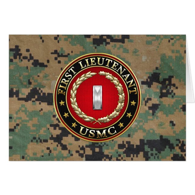 U.S. Marines: Erster Leutnant (USMC 1stLt) [3D] (Vorderseite (Horizontal))