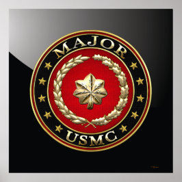 U.S. Marines: Major (USMC Maj) [3D] Poster