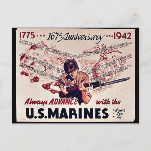 U.S. Marines Postkarte