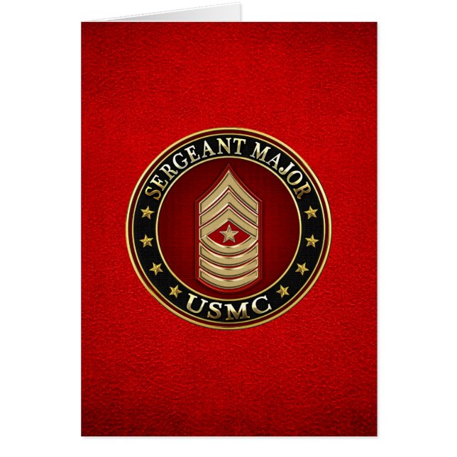 U.S. Marines: Sergeant Major (USMC SgtMaj) [3D] (Vorne)