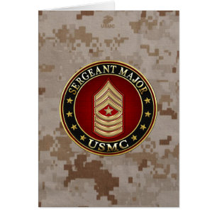 U.S. Marines: Sergeant Major (USMC SgtMaj) [3D]