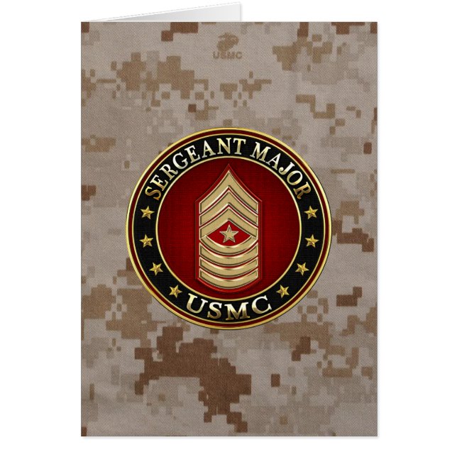 U.S. Marines: Sergeant Major (USMC SgtMaj) [3D] (Vorne)