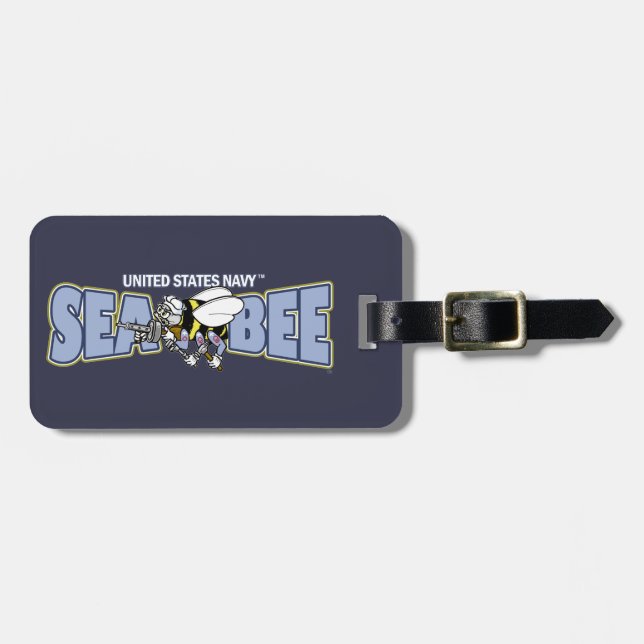 U.S. MarineSeabee Gepäckanhänger (Vorderseite horizontal)