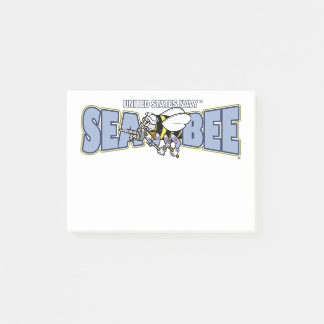 U.S. MarineSeabee Post-it Klebezettel (Vorderseite)