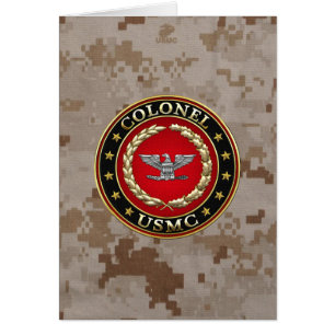 U.S. Marinesoldaten: Oberst (USMC Col.) [3D]