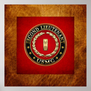 U.S. Marinesoldaten: Zweiter Leutnant (USMC 2ndLt) Poster