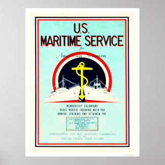 U.S. Maritime Service (US02055) Poster