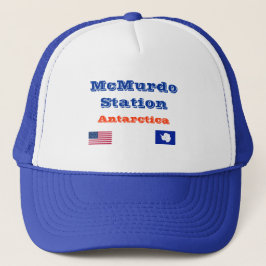 U.S. McMurdo Station Antarktis Baseball Cap Truckerkappe