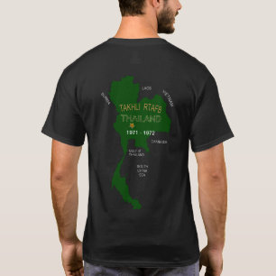 U. S. Militärische Thailändische Veteranen Takhli  T-Shirt