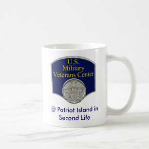 U.S. Militärveteranen-Mitte in der zweiten Kaffeetasse