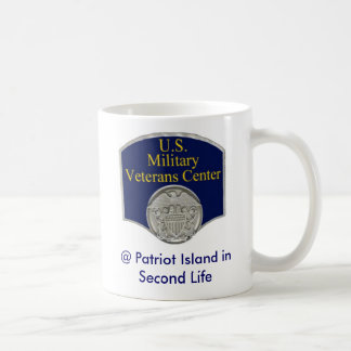 U.S. Militärveteranen-Mitte in der zweiten Kaffeetasse