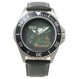 U.S. Military Air Force and Army Wrist Watch Armbanduhr