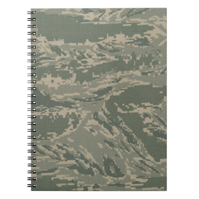 U.S. Military Camouflage Spiral Notebook Planer Notizblock (Vorderseite)