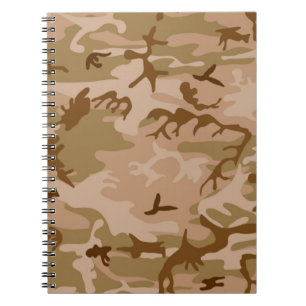 U.S. Military Desert Sand Tarnung Notizblock