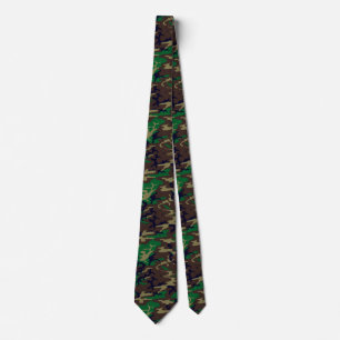 U.S. Military Woodland Camouflage Neck Tie Krawatte