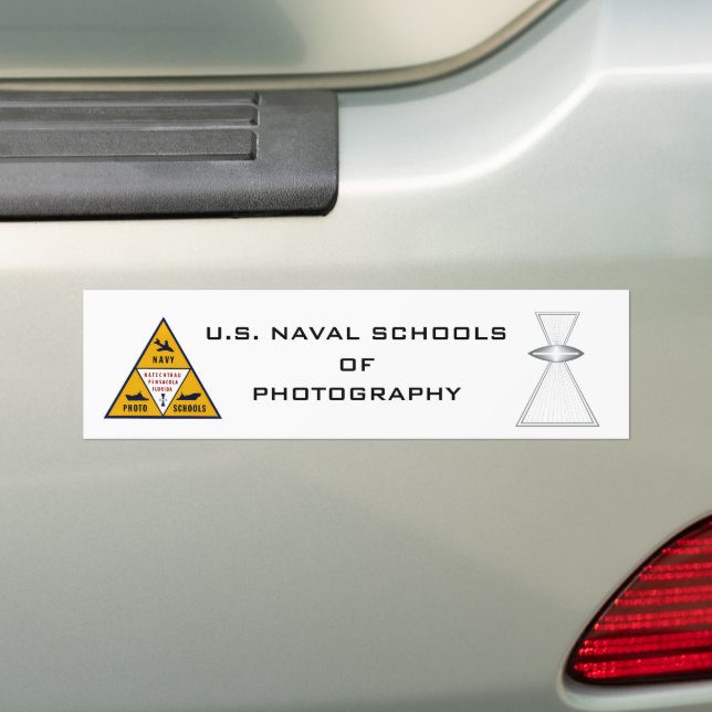 U.S. Naval Schools of Fotografy Autoaufkleber 1 (Auf Auto)