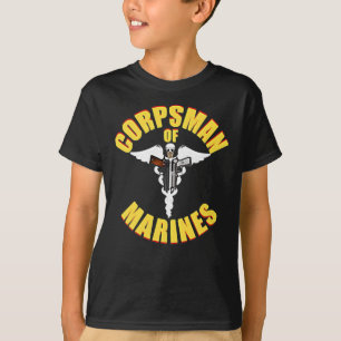  U.S. Navy Corpsman 8404 FMF Marine Veteran Gift T-Shirt