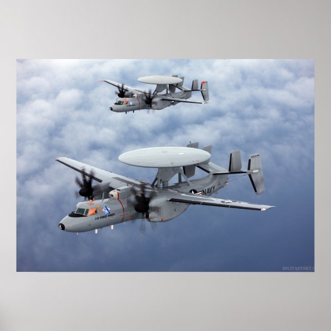 U.S. Navy E-2D Advanced Hawkeye Poster (Vorne)