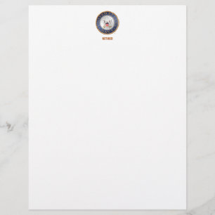 U.S. Navy Remüde Letterhead