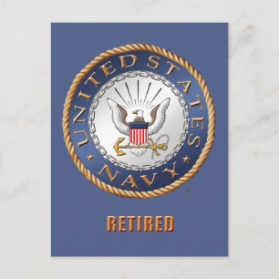 U.S. Navy Remüde Postkarte