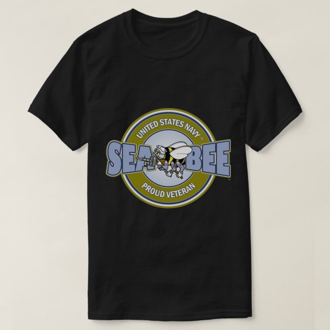 U.S. Navy Sea Bee Veteran   T-Shirt (Design vorne)