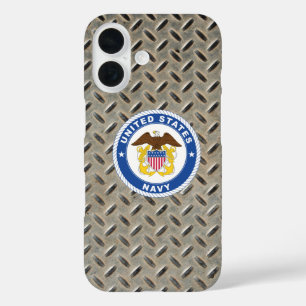 U.S. Offizier-Wappen der Marine- iPhone 16 Hülle