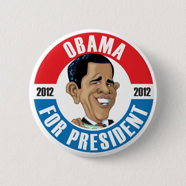 U.S. Präsidenten Campaign Button: #44 Obama Button (Vorderseite)